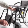 Carucior handicap cu roti pline, pliabil cu detasare rapida a rotilor Ortomobil 040203