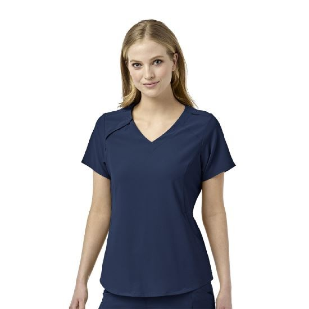 Bluza uniforma medicala, WonderWink Renew, 6234-NAVY S